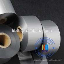 30MM Thermal transfer foil barcode printed metallic silver printer ribbon